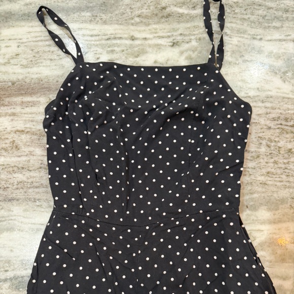 Old Navy Black and White Polka Dot Jumpsuit Size Women’s Small - Picture 5 of 6